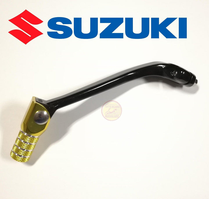 Pedale leva cambio marce Suzuki RM Z 250 color oro nera da 2007 al 2014