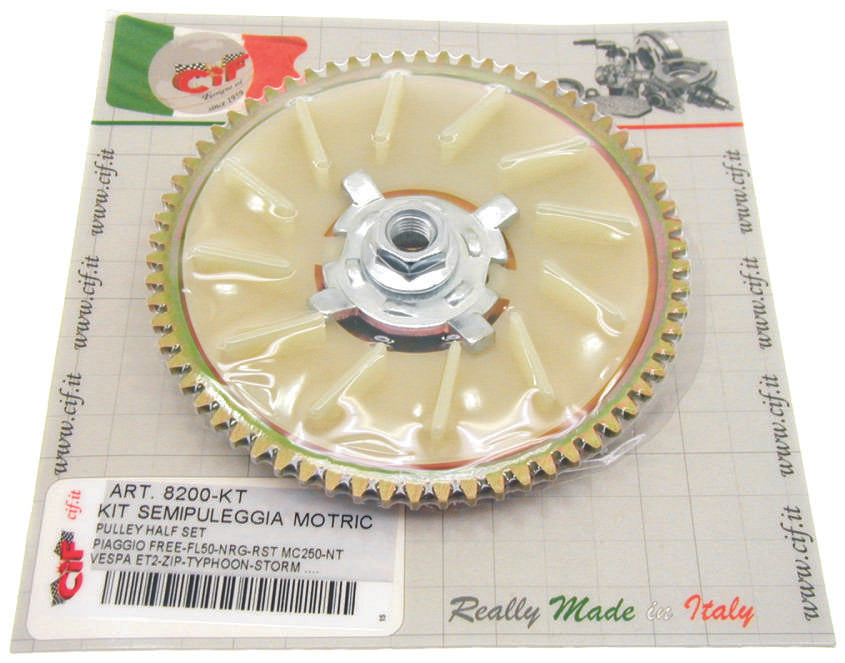 Kit semipuleggia motrice dentata scooter Piaggio 50