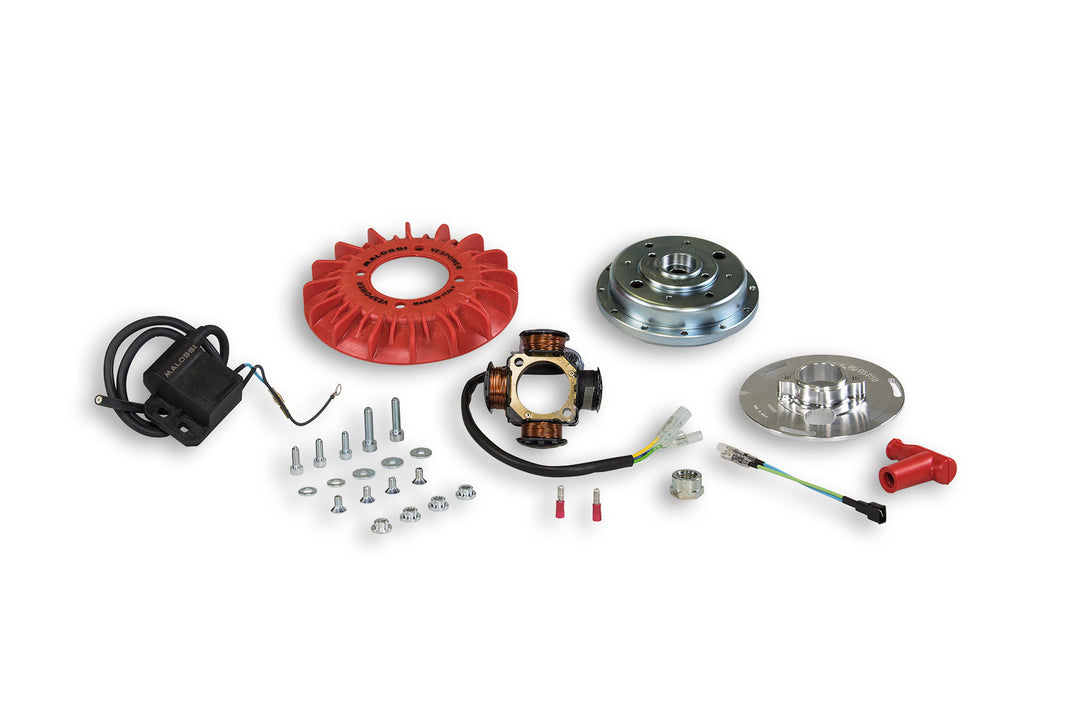 Kit accensione malossi cono 20 volano 1.2kg Vespa PX 125 150 200 senza avviamento elettrico