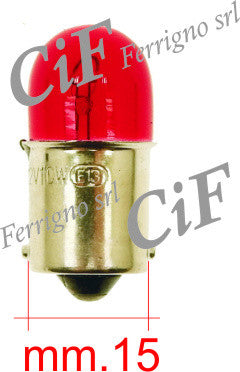 Lampada rossa 12V 10Watt