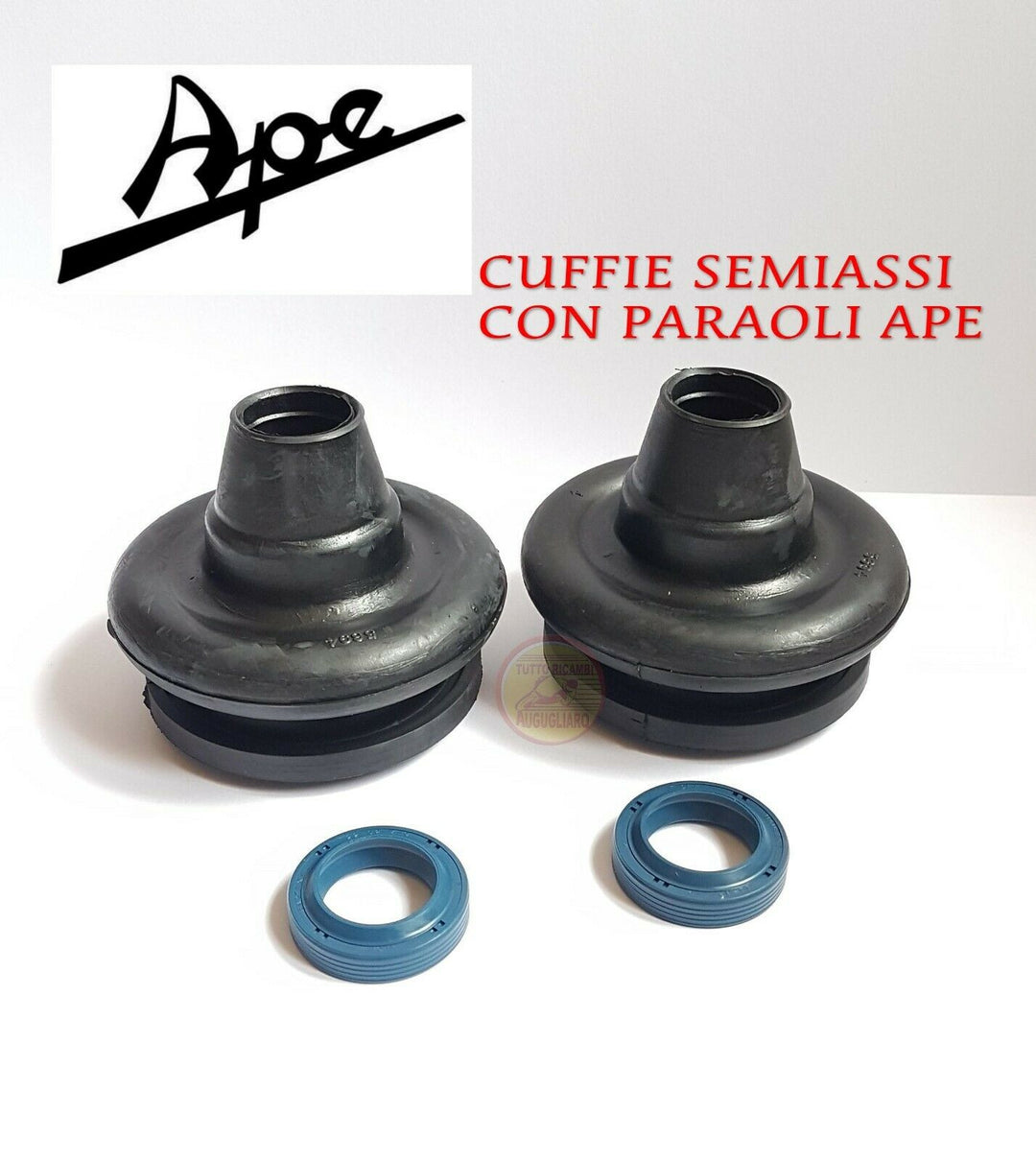 Kit cuffie semiassi con paraoli per Piaggio Ape CAR P2 P3 220 TM P 703 FL2 MP