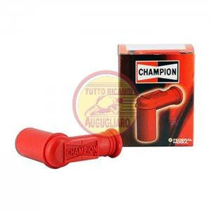 Cappuccio pipetta candela Champion rosso con resistore Vespa Scooter Moto Ciclomotori