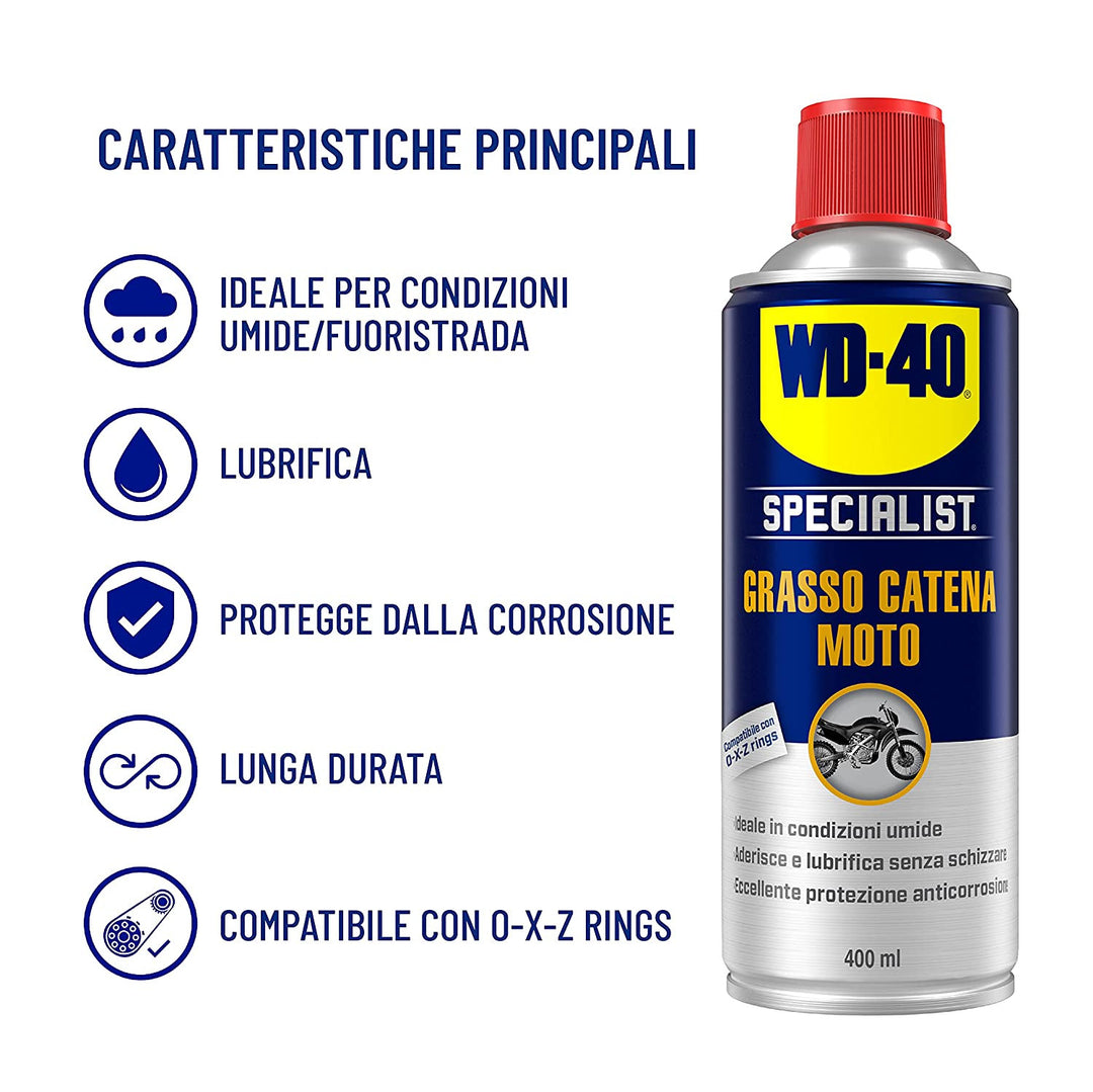 Grasso catena Moto specialist WD-40 400ml