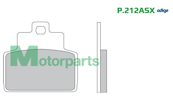 Pastiglie freno posteriori Piaggio Beverly 500