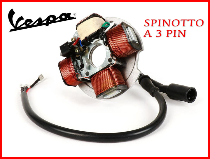 Statore con spinotto a 3 pin Vespa 50 PK XL RUSH N