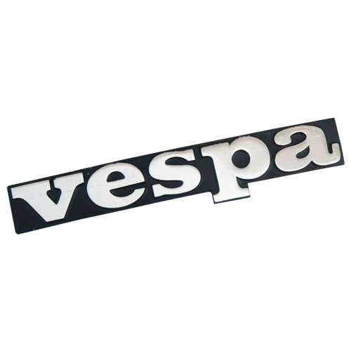 Targhetta per scudo anteriore "Vespa" PX Arcobaleno 125 150 200 in alluminio