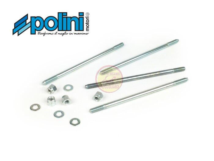 Kit prigionieri cilindro lunghi Polini M7x158mm Vespa 125 ET3 SPECIAL PK