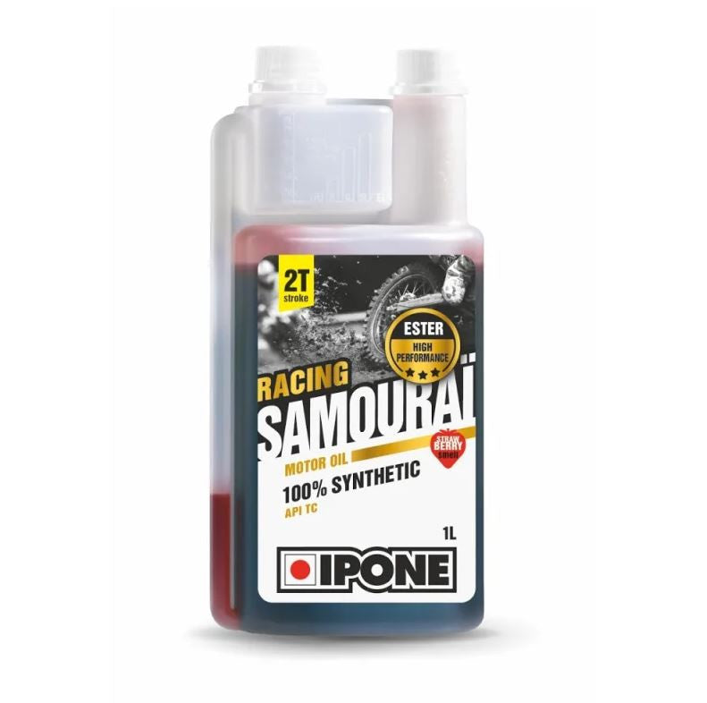 Olio Ipone Samourai Racing 2T 100% sintetico con misurino miscela al 2%