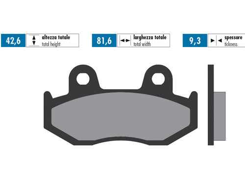 Pastiglie freno Honda Dylan-SH-@ 125-150