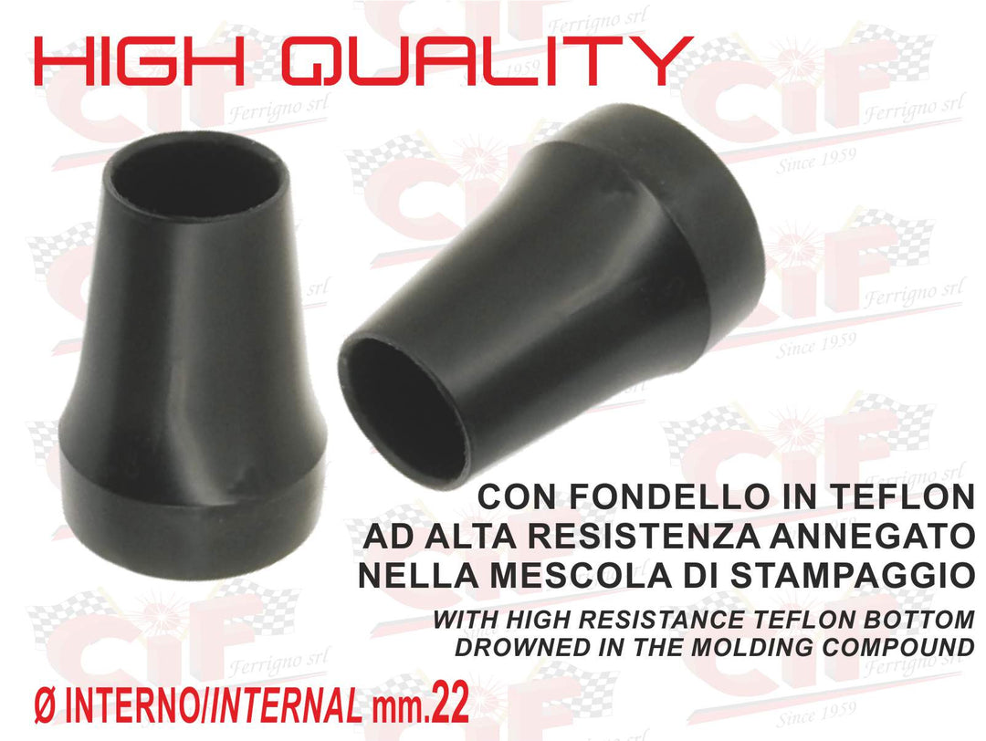 Gommini cavalletto con boccola in teflon Vespa PX PK S XL RUSH LML T5 COSA