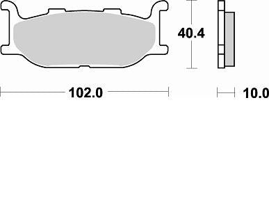 Pastiglie freno anteriori Yamaha T Max - Virago - XVS