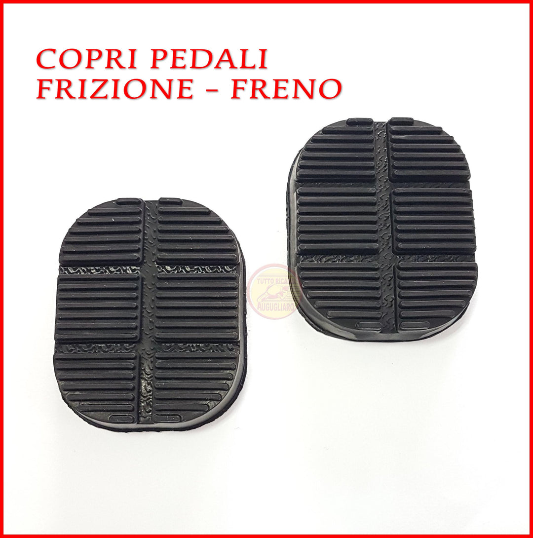 Coppia gommini protezione pedali freno e frizione Fiat Alfa Romeo Citroen