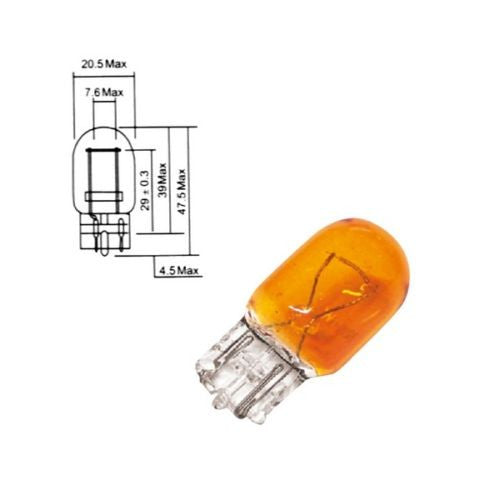 Lampada arancio T20 12V21W